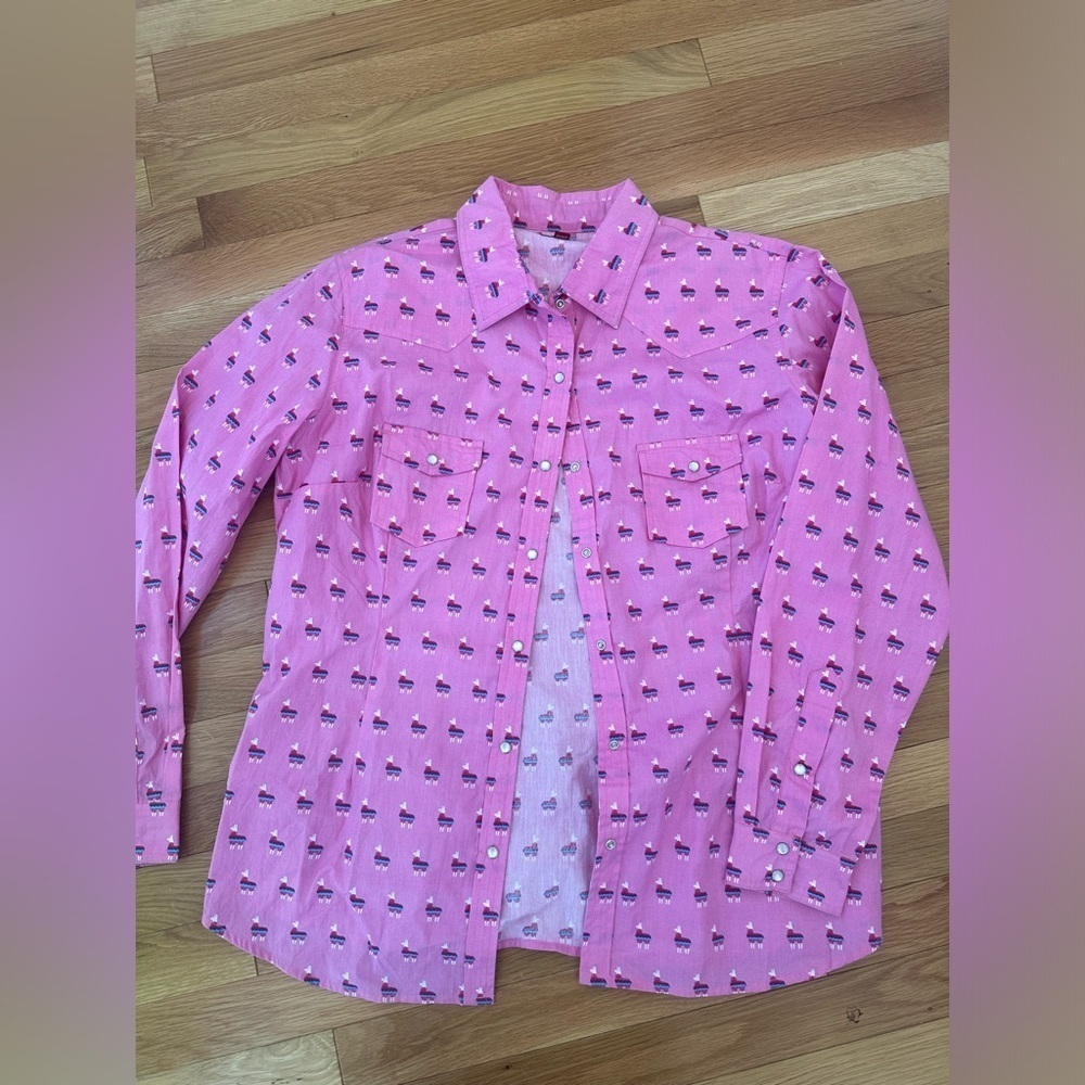 Panhandle Western Llama 🦙 Button Down-Size XL